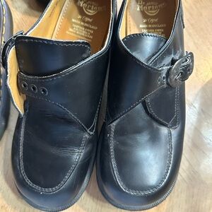 Dr. Martens Black Leather Men's Shoes